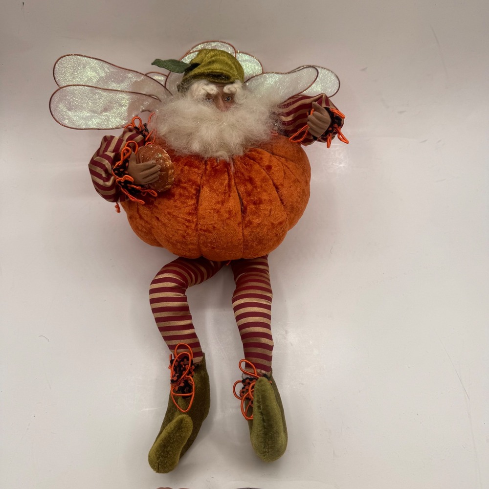 Mark Roberts Collection Pumpkin Pie Fairy Fall Harvest Thanksgiving Decor Vtg